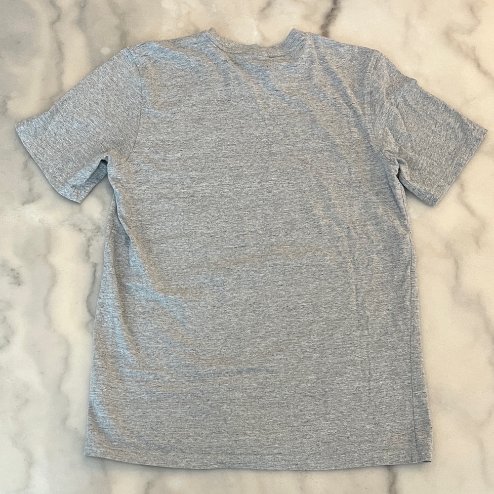 Adidas Men's Gray Logo Tee - Picture 3 of 3